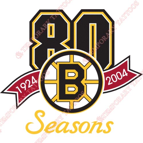 Boston Bruins Customize Temporary Tattoos Stickers NO.73